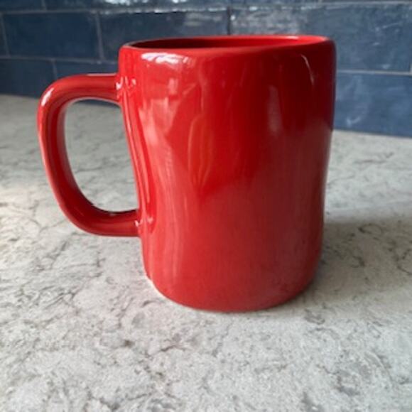 Rae Dunn HIS & HERS Mug Set - Red/White - Picture 6 of 12
